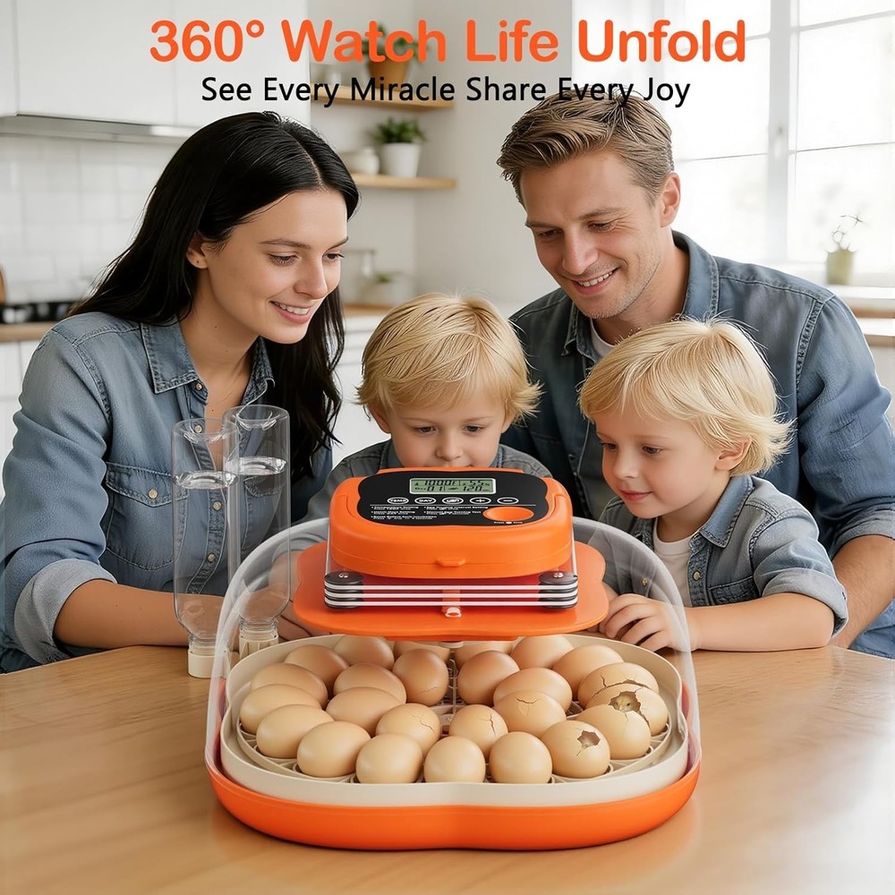 Compact Egg Incubator for Multiple Bird Species