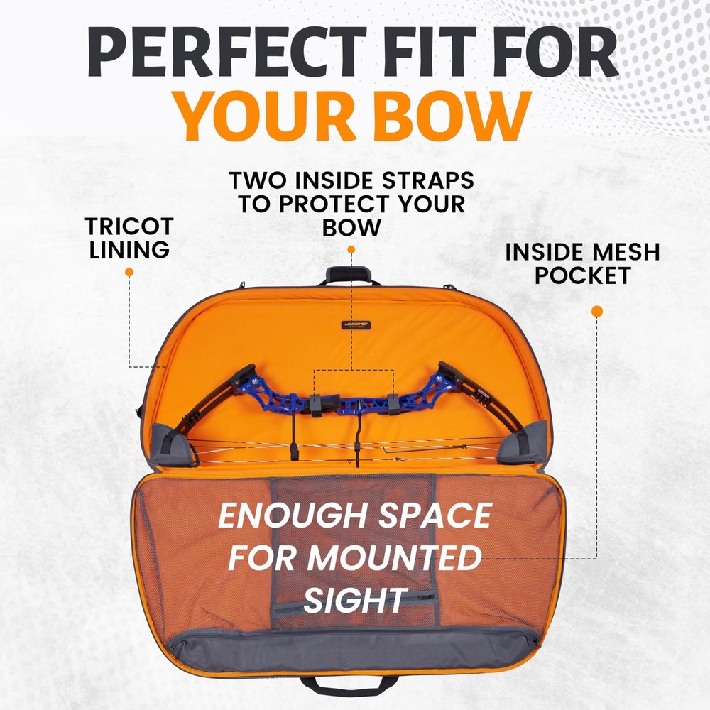 Numa Premium Compound Bow Case - Durable Archery Case with Large Capacity, Co...