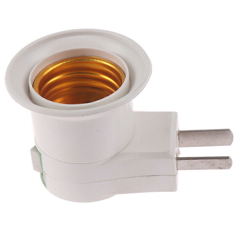 3pcs E27 Light Bulb Socket Holder Plug-in Adaptor Screw Base Lamp Wall US Plug