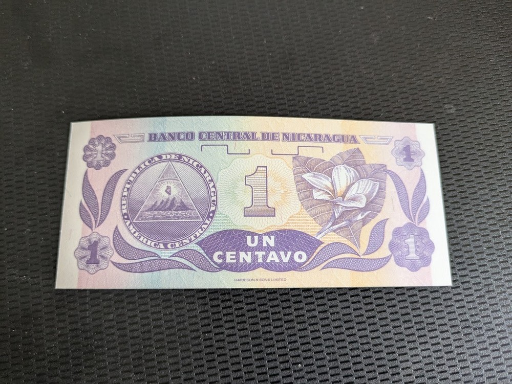 Nicaragua 1 Centavos Bill