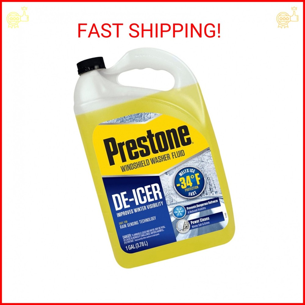 Prestone AS250 De-Icer Windshield Washer Fluid - 1 Gallon