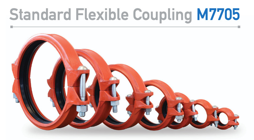 6" flexible grooved coupling (Flex Vic Coupling)