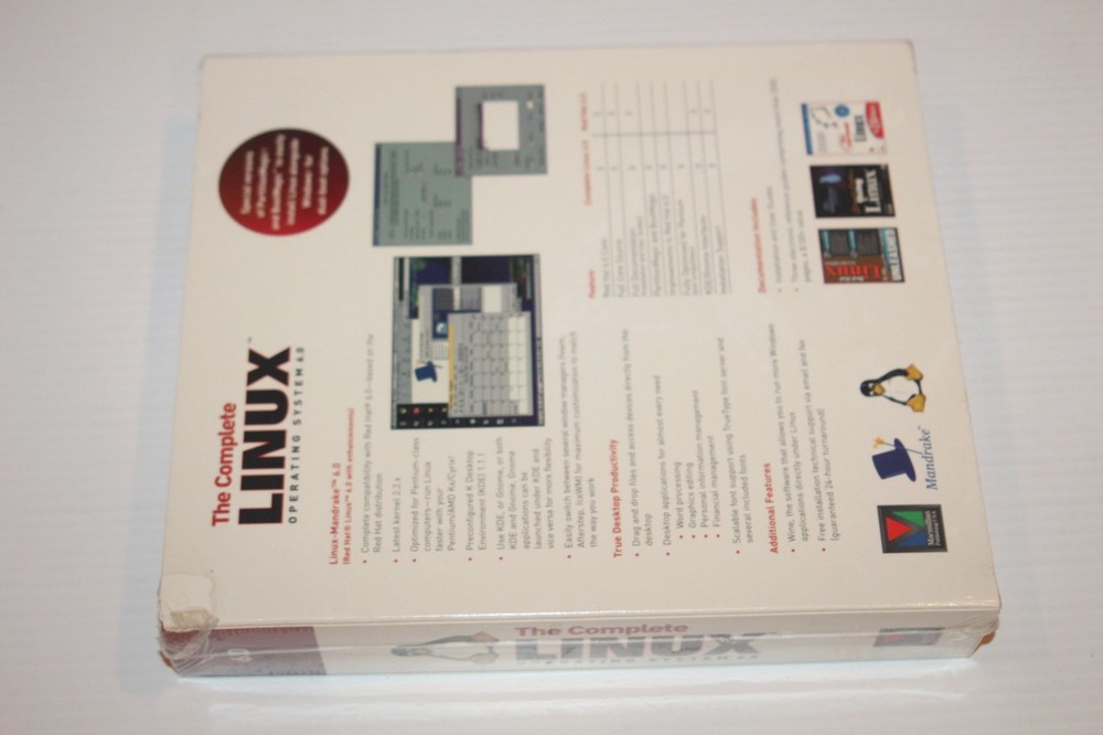 NIB Sealed - Complete Linux Operating System 6.0 Linux Mandrake Red Hat Edition