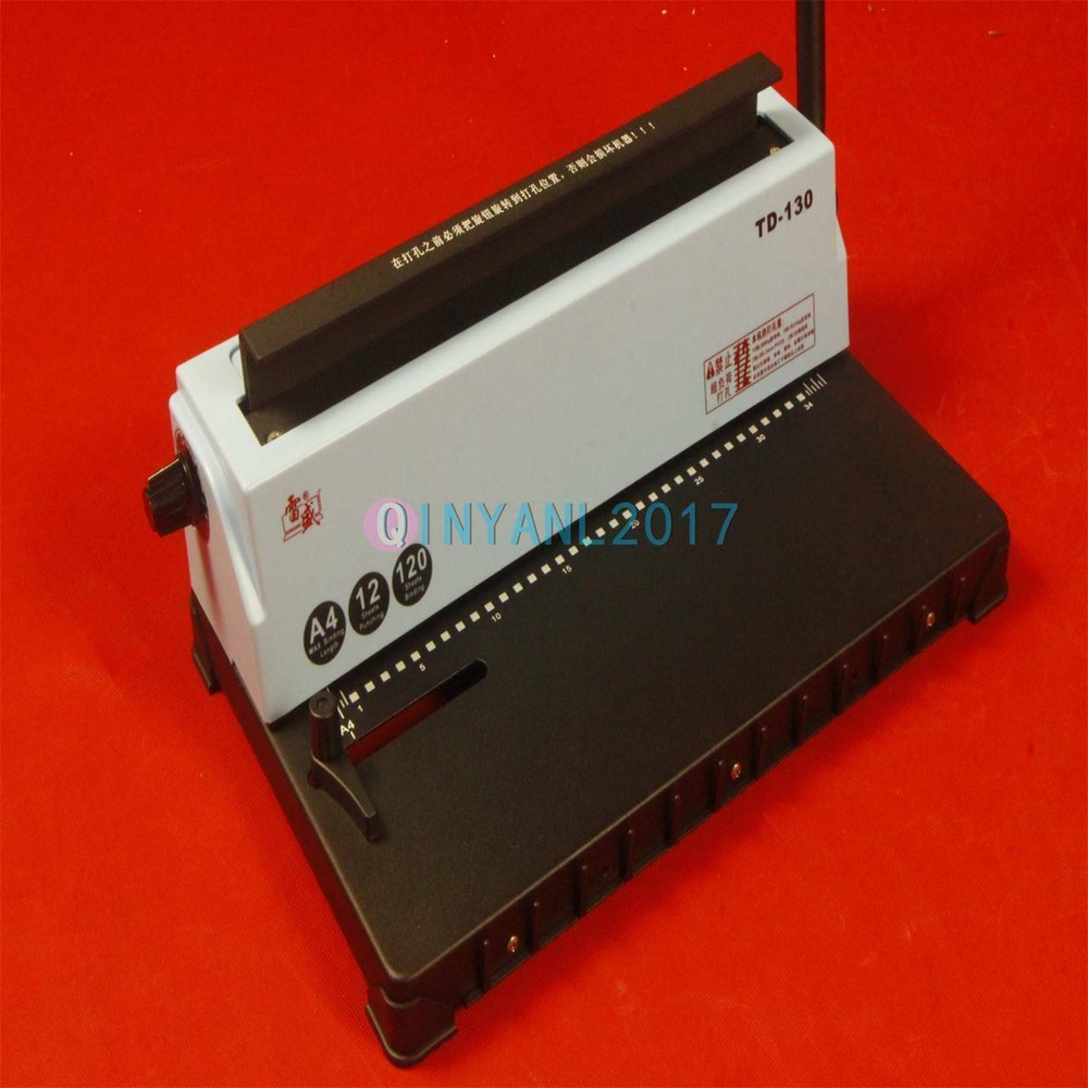 Spiral Coil Calendar Binding Machine 34 Hole Punching Binding Machines one