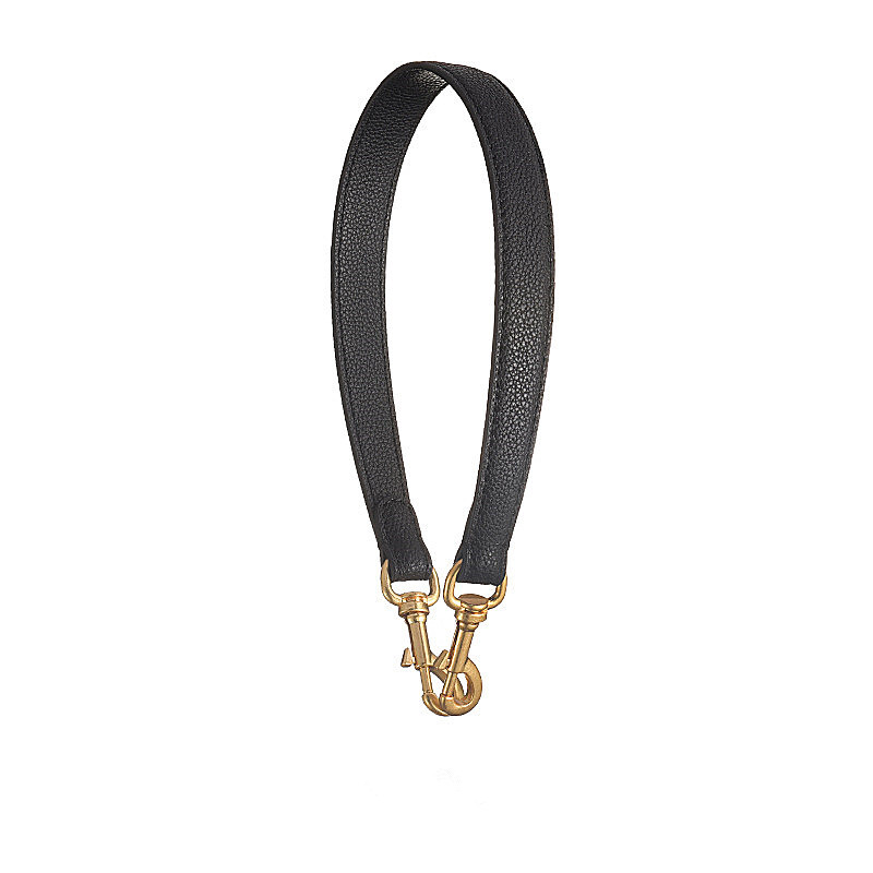 2.4cm Litchi Leather Shoulder Replacement Handbag Purse Short Handle Bag Strap