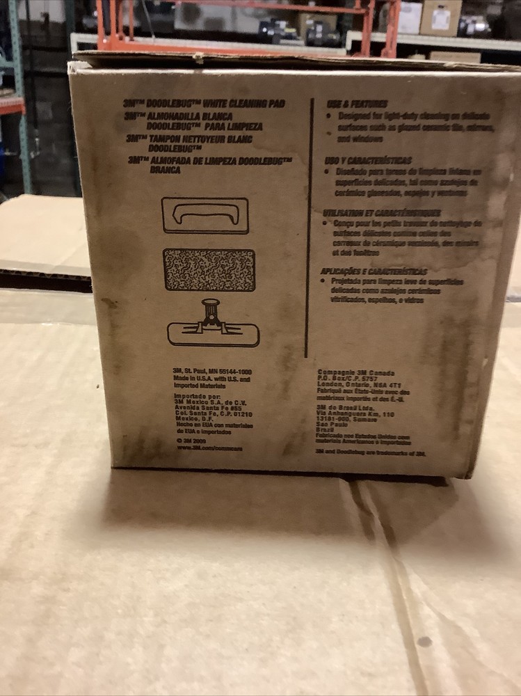 3M Doodlebug White Cleaning Pad 8440