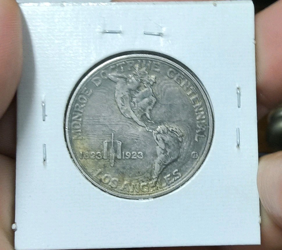 1923-S Monroe & Adams Conmemmorative Half Dollar