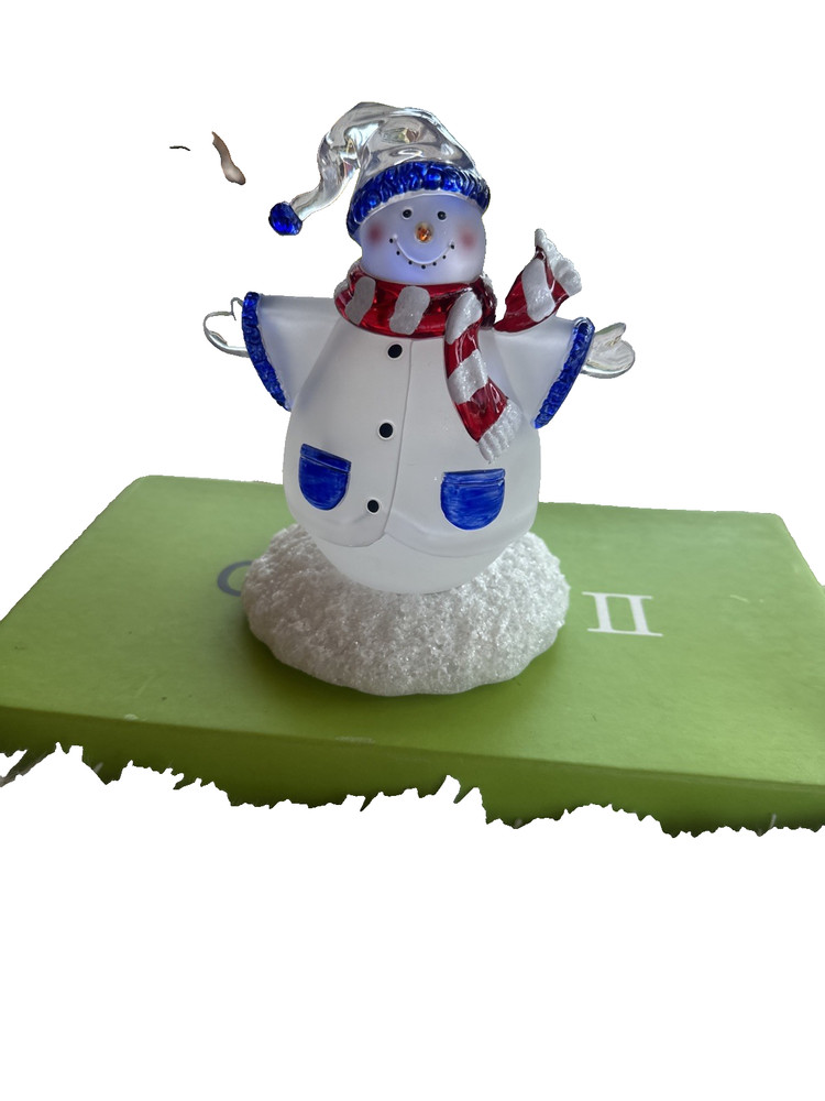 Snowman Tea Light Candle Lamp