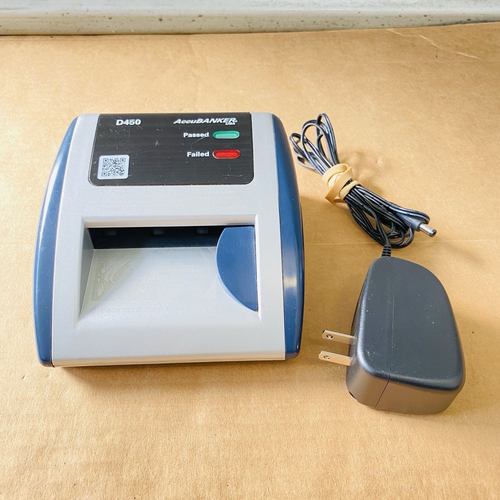 AccuBANKER ISA D450 Counterfeit Bill Detector w 5-Point Detection Methods TESTED