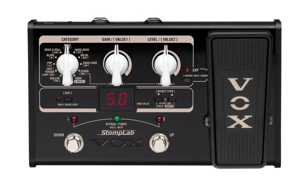 VOX STOMPLAB2G Modeling Guitar Multi-Effects Pedal