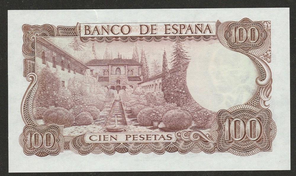 1970 (74) SPAIN 100 PESETA NOTE UNC