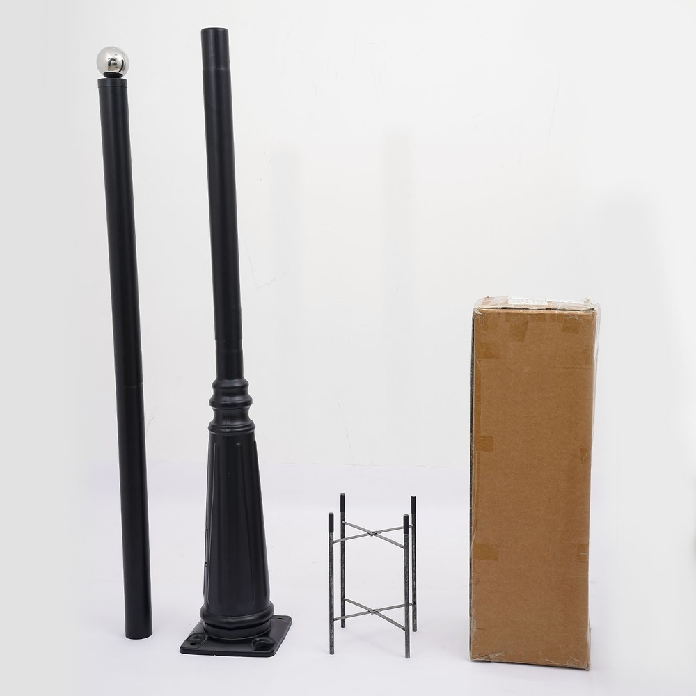 Light Post Split-Type Light Post Outdoor Light Post Top Globe Iron