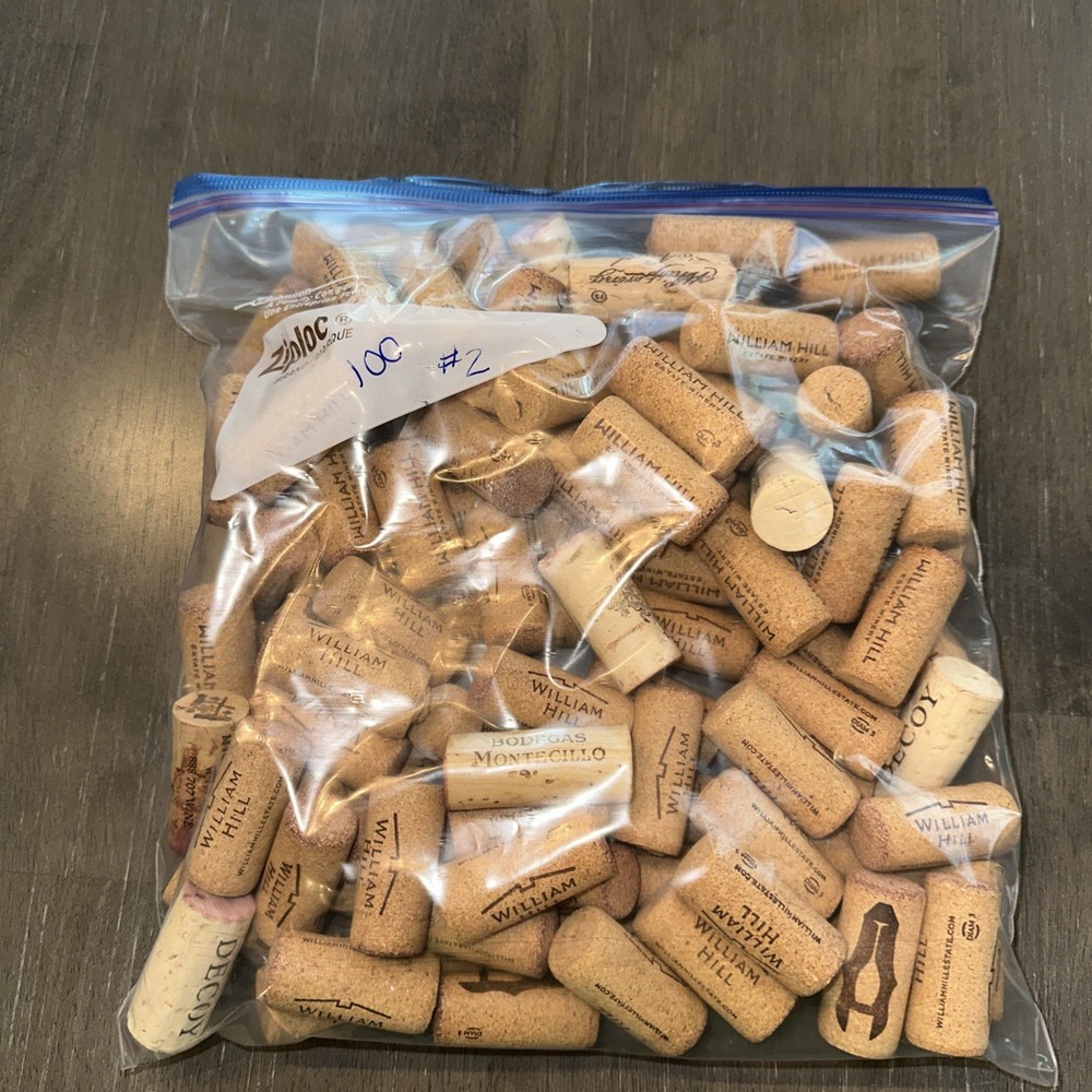Used Assorted Wine Corks Lot of 100 Variety  Crafts