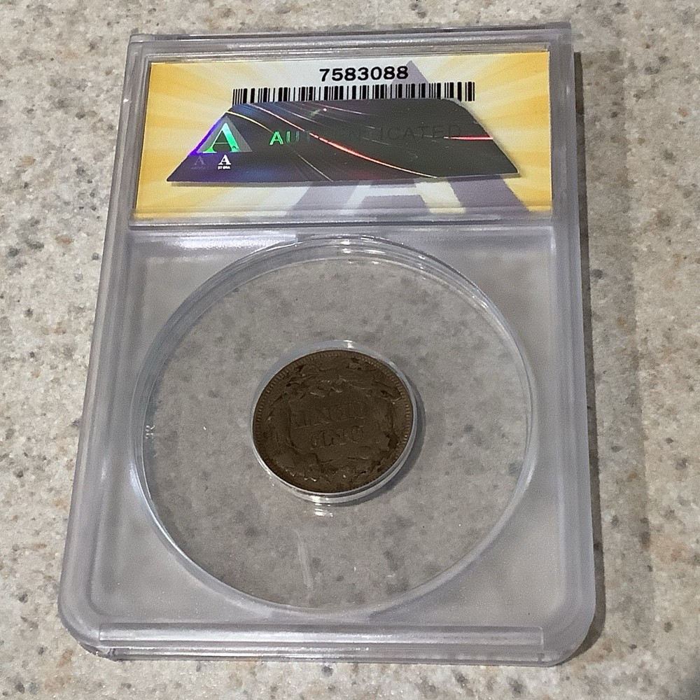 1857 FLYING EAGLE CENT ANACS VF20