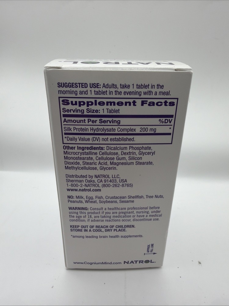 60 tablets COGNIUM Memory, EXTRA STRENGTH Natrol, Brain Health EXP.05/27