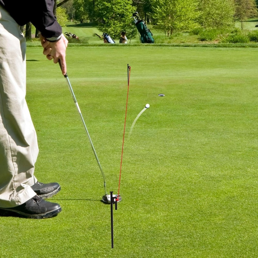 Golf Putting Training Aid, Putting String Line for Guide, Golf Putting Alignm...