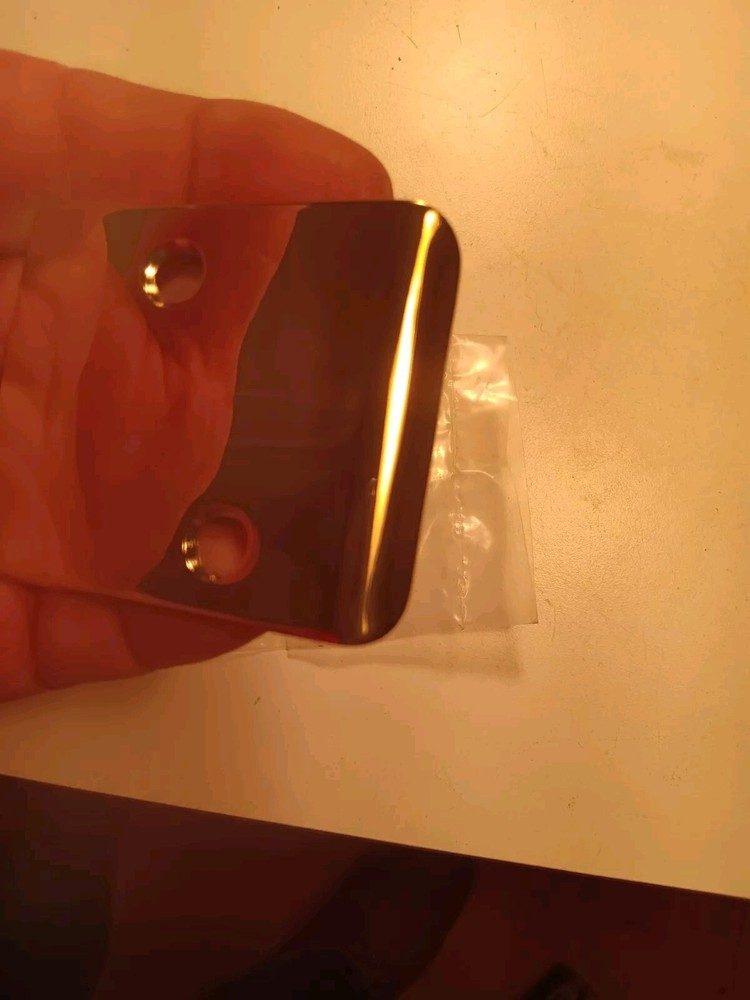 Solid Brass Extension Strike Plates 2 1/4 By 2