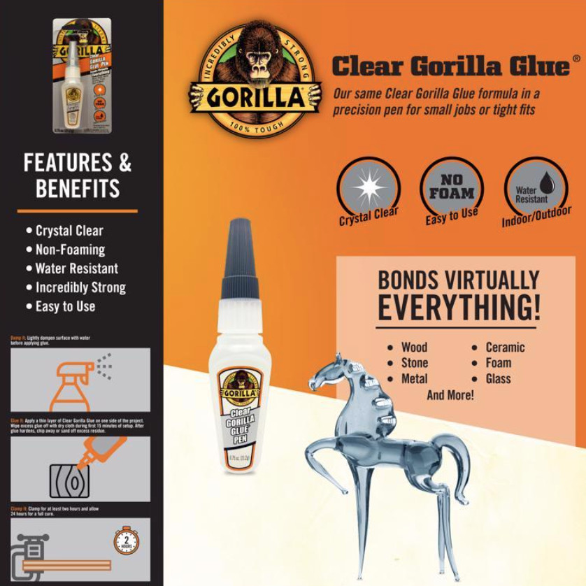 Gorilla Extra Strength Glue Pen 0.75 oz