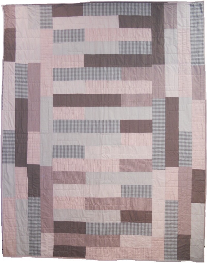 Quilting Sewing Pattern Instructions Stripping down the Boulevard lap bed size