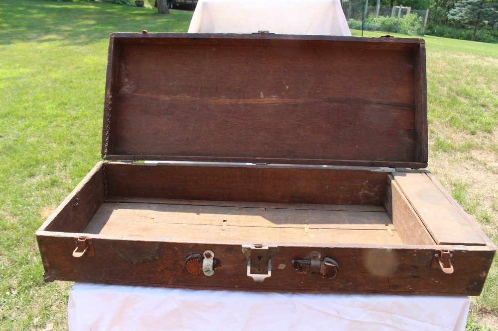 wood antique carpenter's case/box