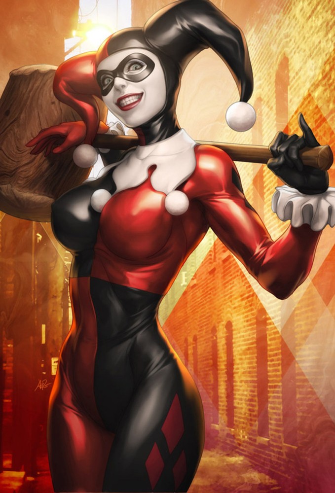 HARLEY QUINN DC FRIDGE MAGNET
