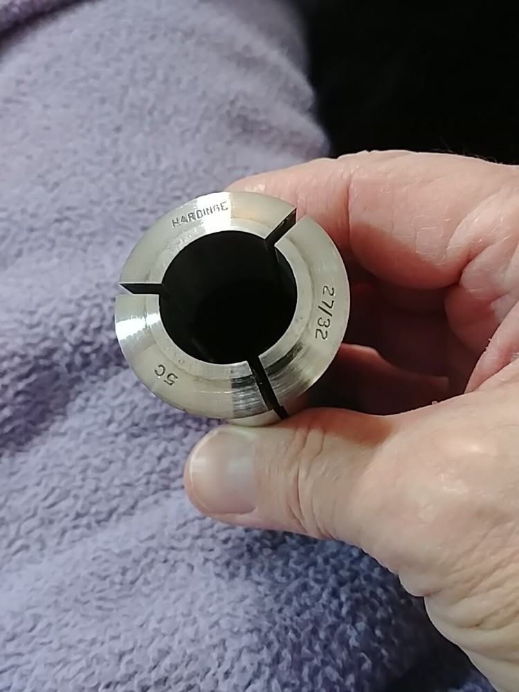 27/32" Hardinge 5C Round Collet External Threads Only