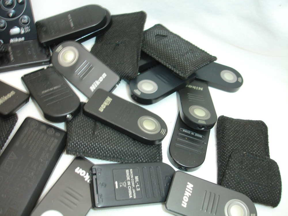 NIKON Camera Remote Control Lot 37 pcs Untested