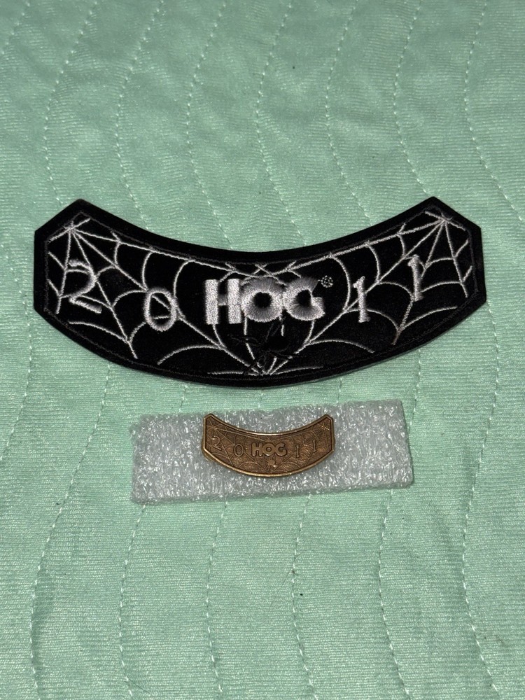 New 2011 SPIDER WITH WEB Harley Davidson HOG PATCH