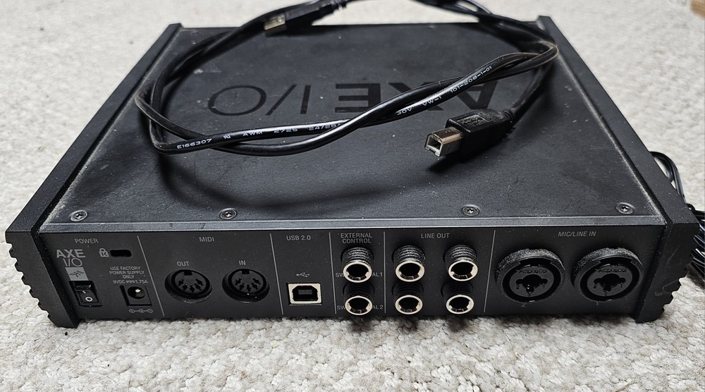 IK Multimedia AXE I/O USB Audio Interface - Working, AS IS - Read Description