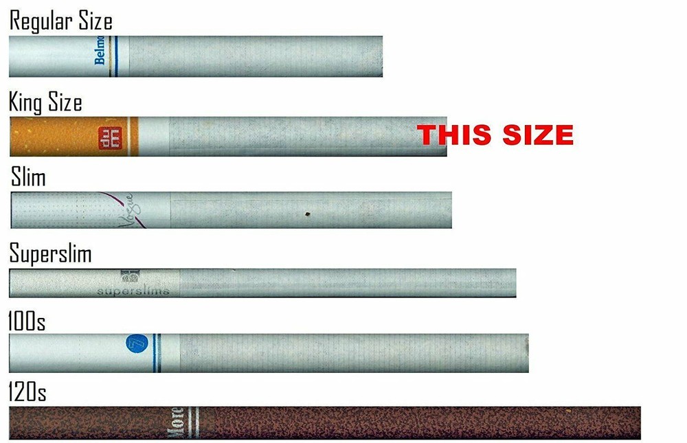 Convenient Divided Black King Size Cigarette Strong Box - Organize and Protect