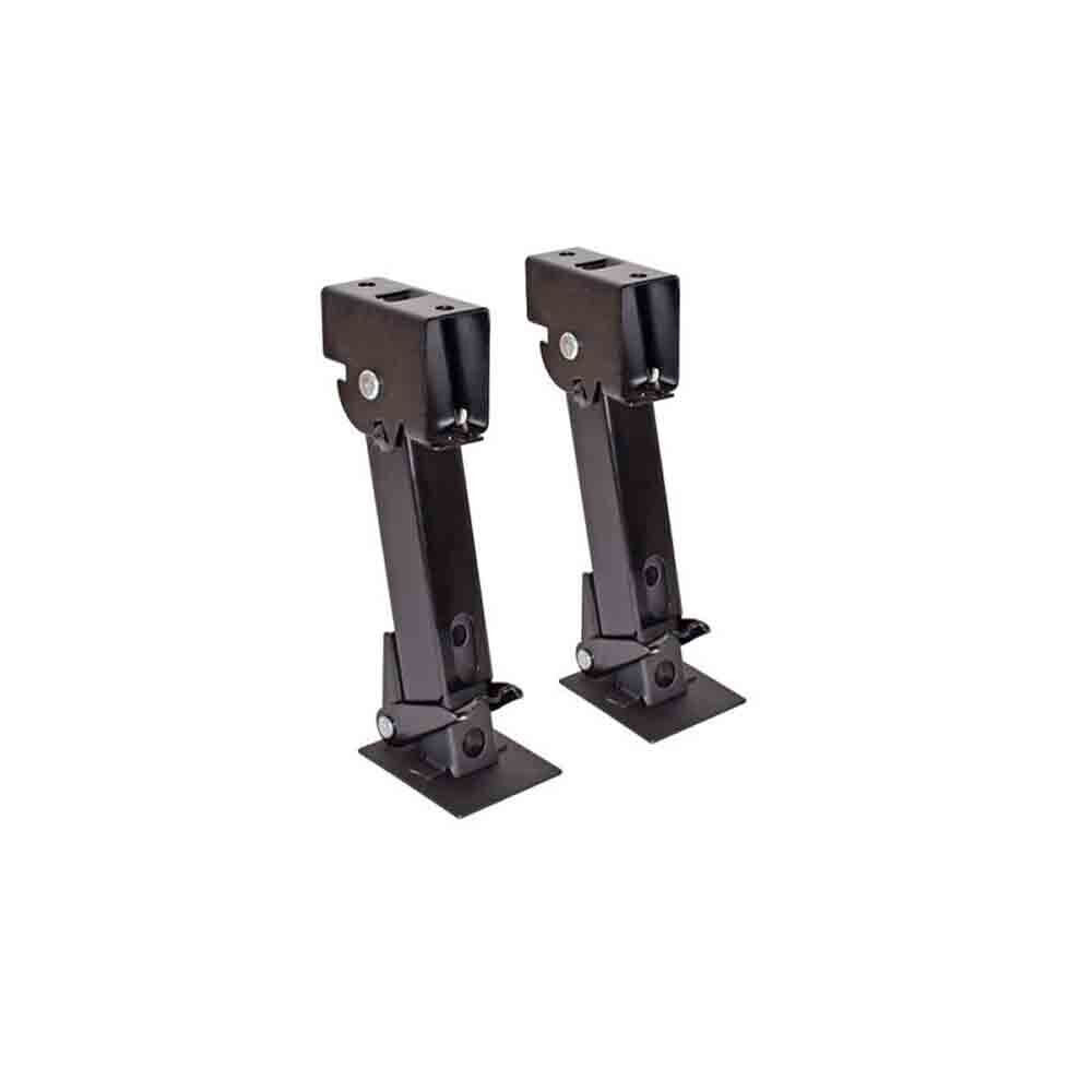 Stabilizer Trailer Jacks - Pair (2) - Flip Down Style (SJ2-650-LV) W/Level