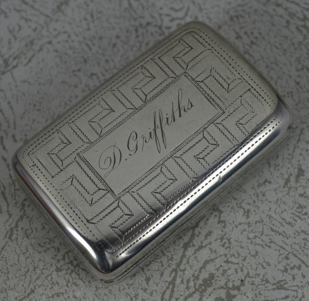 1806 Georgian Sterling Silver Snuff Box