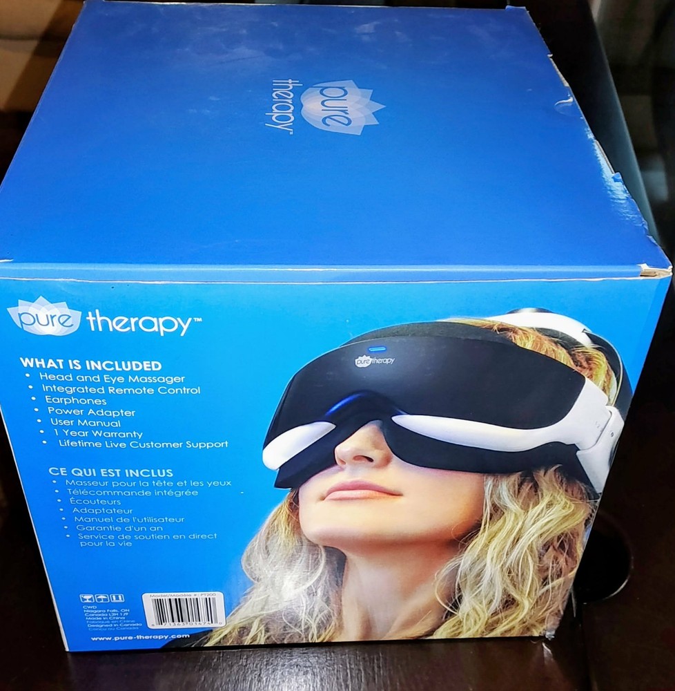 Pure Therapy Head and Eye Massager with compression
