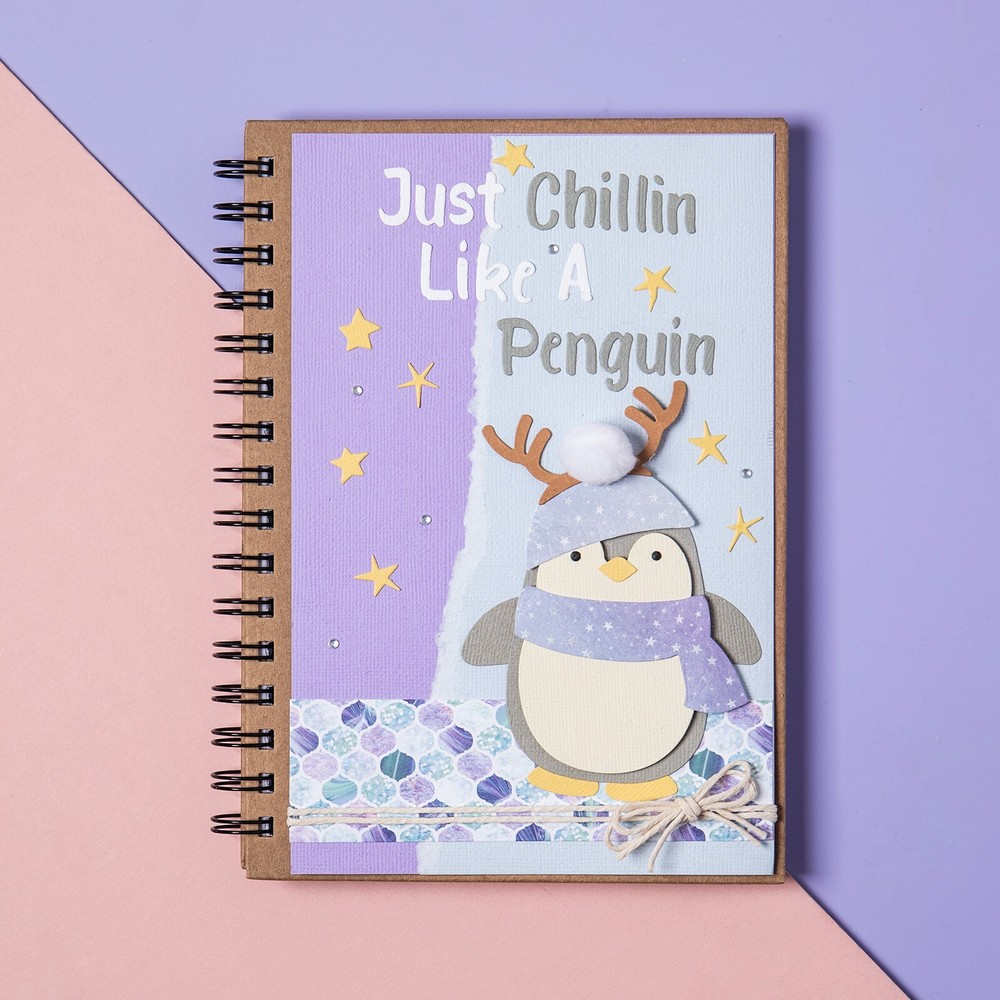 Sizzix Thinlits Penguin Pals Cutting Dies Christmas Holiday 664982 NEW