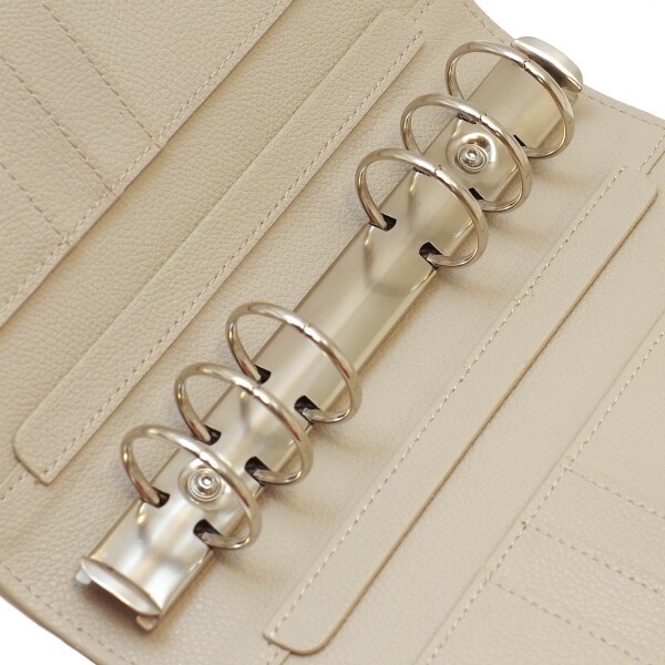 Franklin Planner Compact size Light grayish binder Split Leather Bible Size