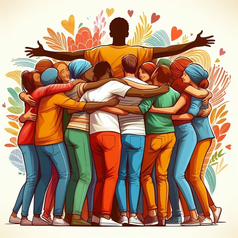 Unique Electronic Hug Sticker (Donate me)