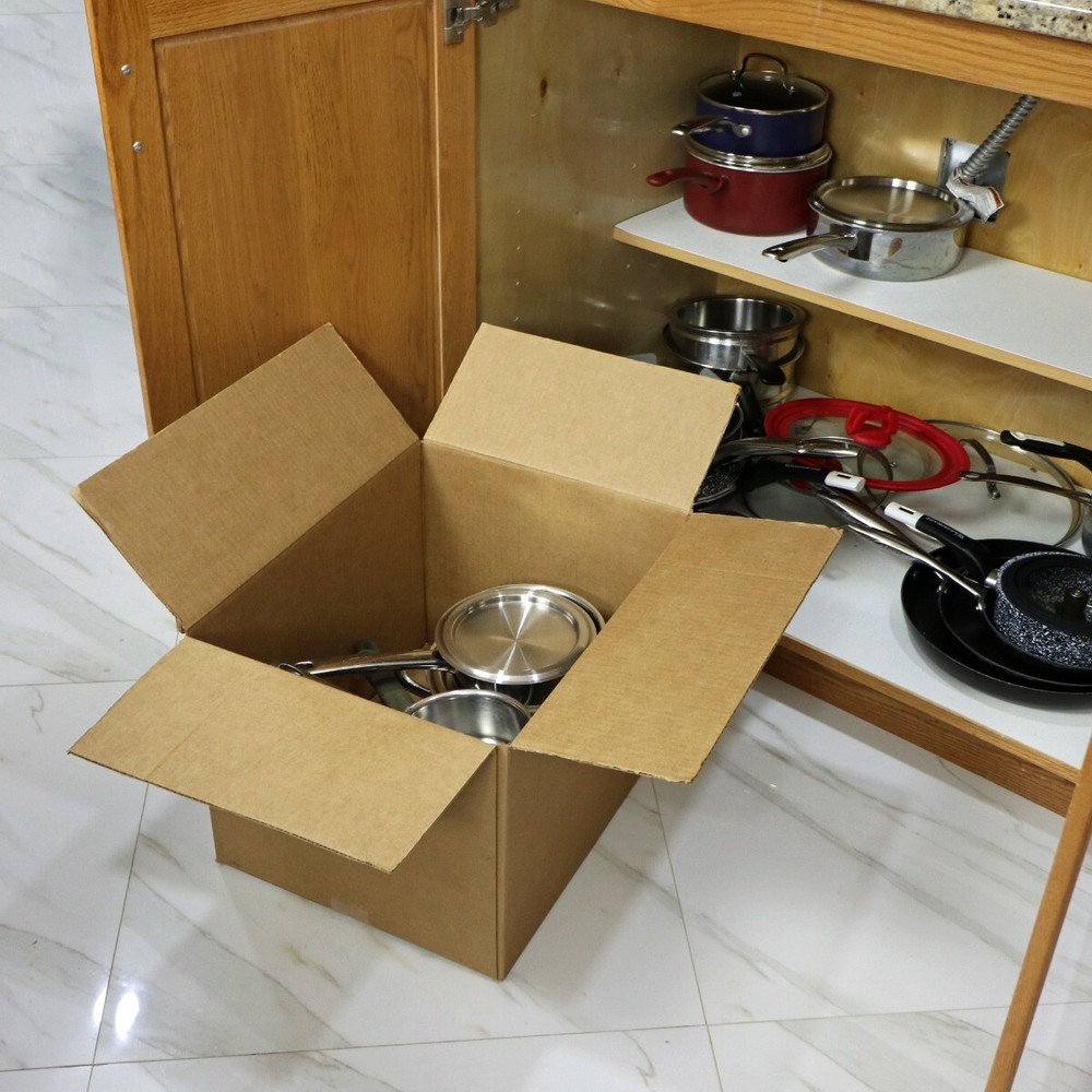 UBMOVE 10 Medium Cardboard Moving Boxes 18" x 14" x12"
