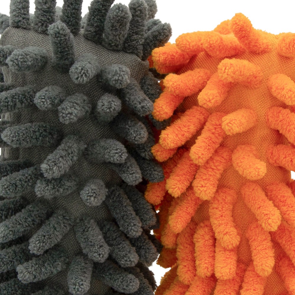 Microfiber Telescopic Duster Adjustable 6"-25" Handle in Grey/Orange, 4 Pack