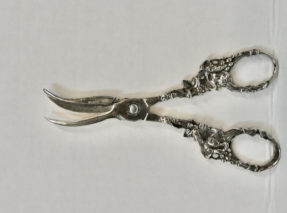 Sterling Silver Grape Scissors