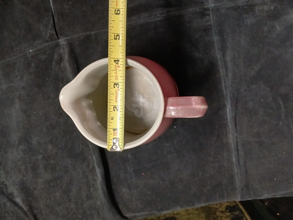 vintage ceramic water pitcher large