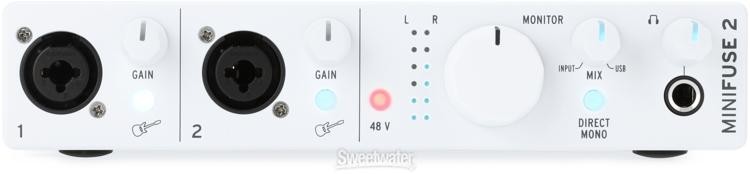 Arturia MiniFuse 2 USB-C Audio Interface - White