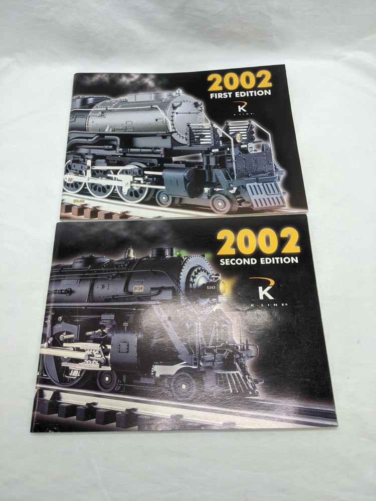 Set Of (2) 2002 Kline Train Catalogs First And Second Edition