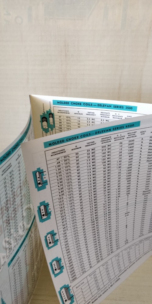 1958 ~ Delevan Electronics ~ Catalog ~ Molded Choke Coils