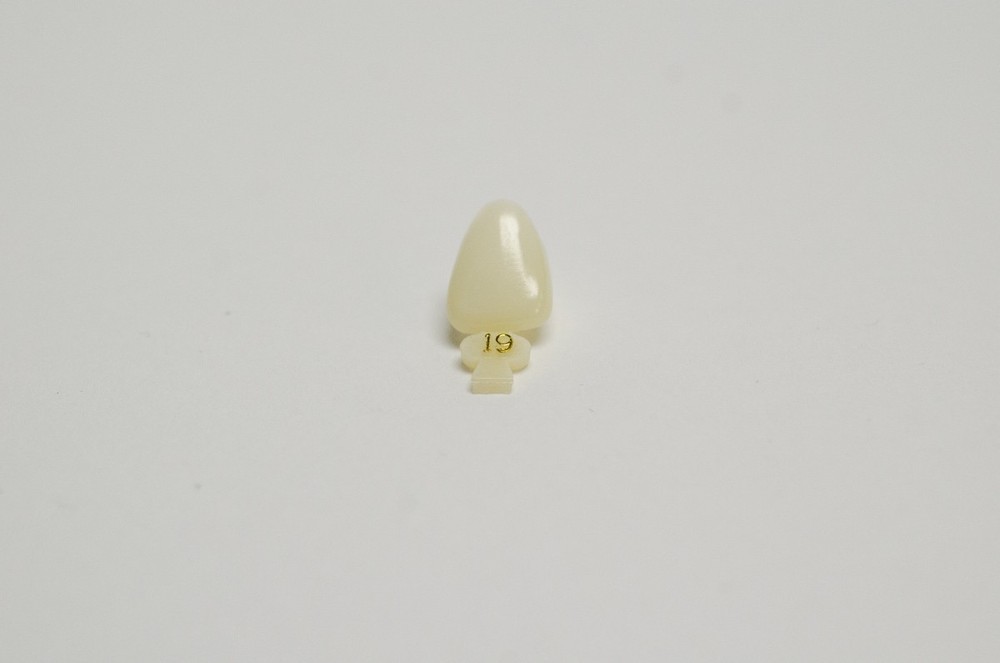 DENTAL POLYCARBONATE TEMPORARY CROWNS #19 (ULC) UPPER LEFT CENTRAL 5/PACK