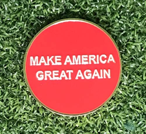 Golf Ball Mark- Make America Great 1.5", Multicolor