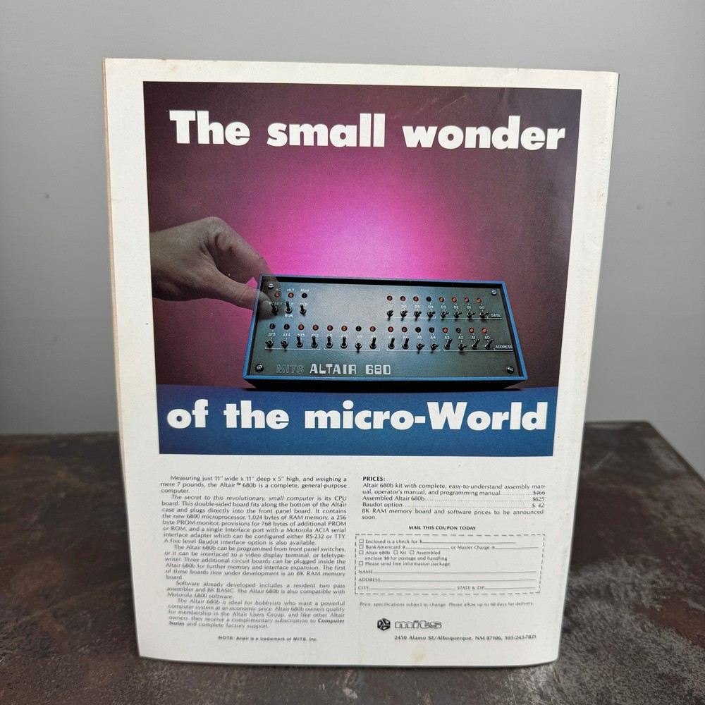 BYTE - The Small System Journal / Magazine - #11 July 1976 - Vintage Computing