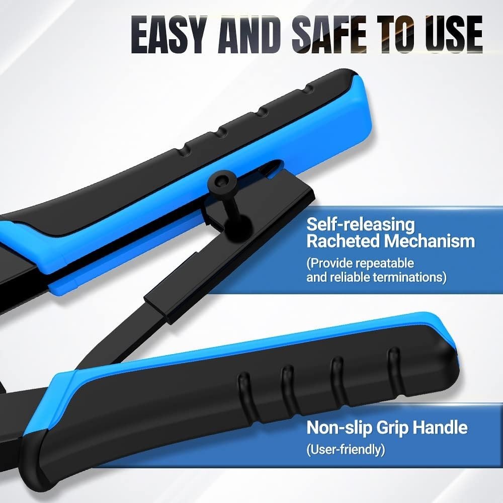 Versatile RJ45 Crimper Cutter Stripper - Professional Tool for All Connectors