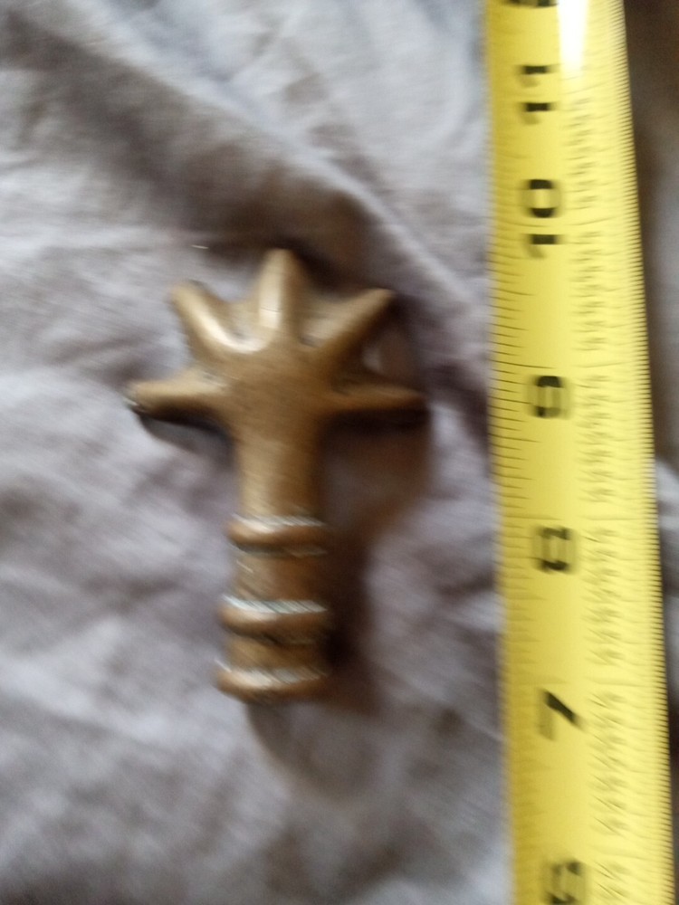 Replacement Handle And Grabbers For Fireplace Tongs Brass