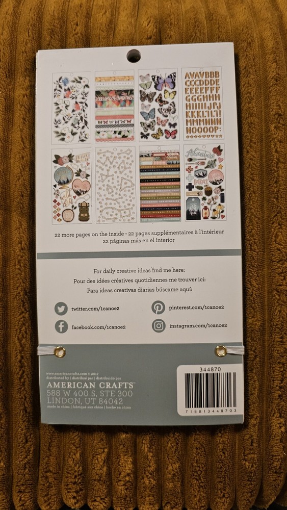 American Crafts 30 Sticker Sheet Book