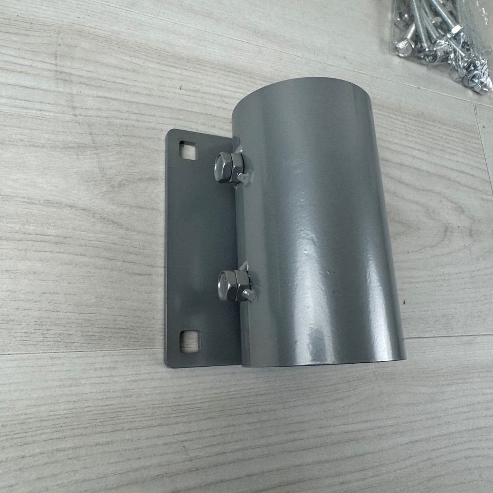 4 Pack Dock Hardware Brackets Side Leg Pipe Holder Galvanized 3 Inch